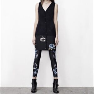All Saints Peony Dark Floral Leggings